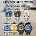 Watch Men's Stainless Steel Quartz Analog Watch  Relogio Masculino Luxury Luminous Water Resistance  Business Watch